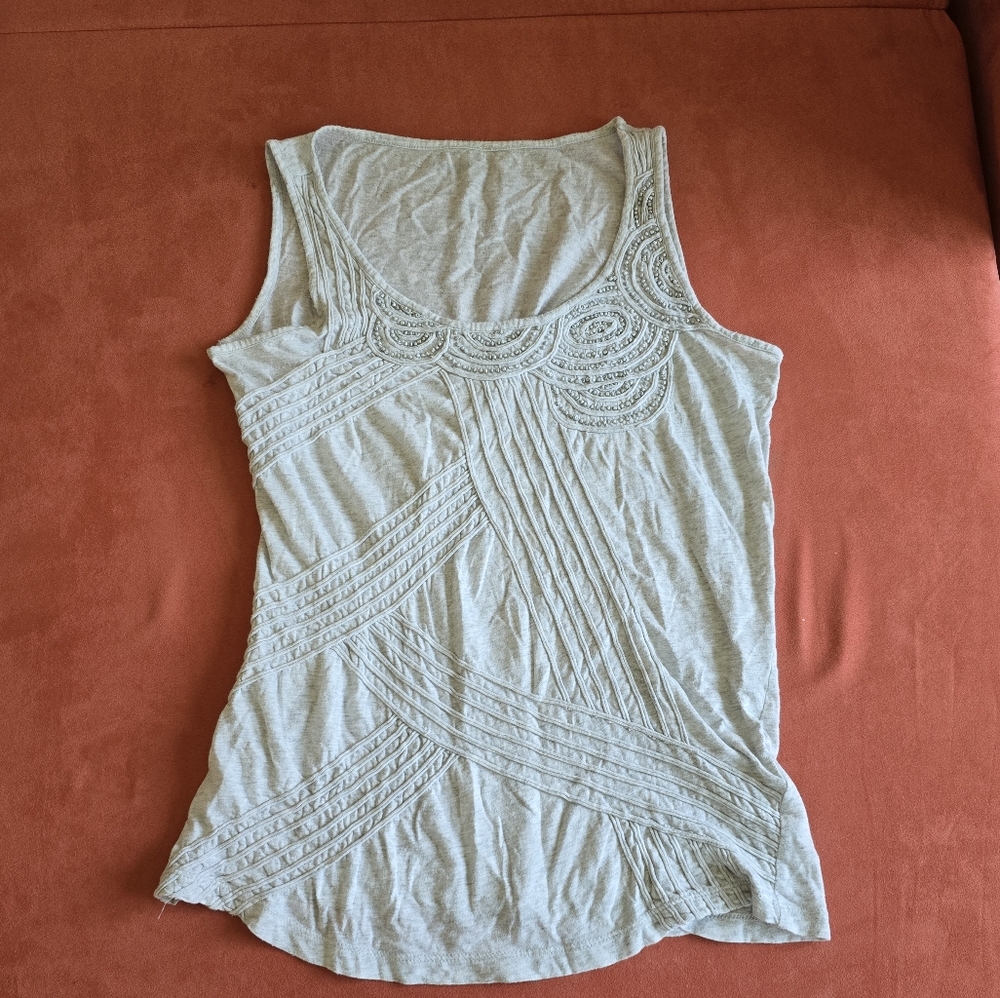 Caslon Beaded Tank